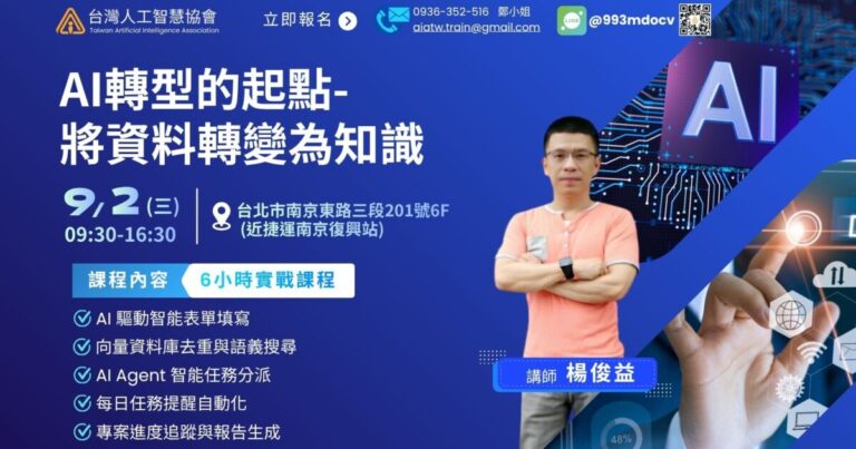 AI轉型的起點-將資料轉變為知識